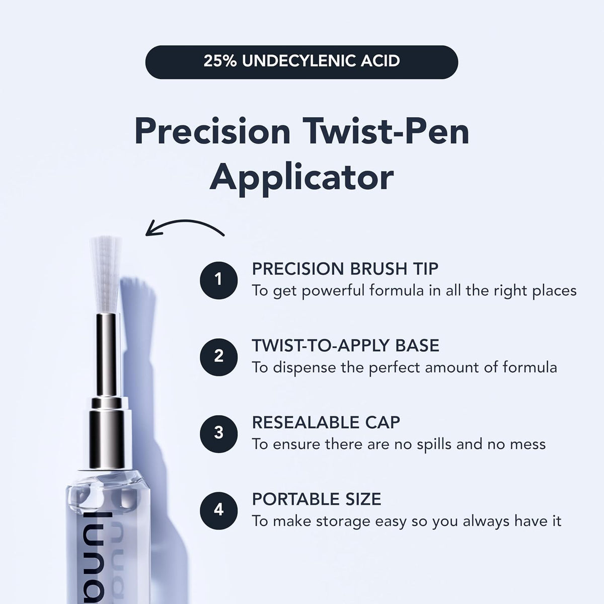 Lunavia™ Daily Care Pen, Formulated with Undecylenic Acid